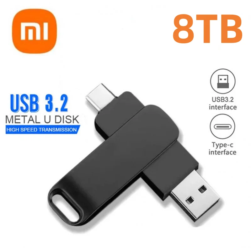 Clé USB 3.2 Jusqu'à 16TB + Adaptateur Type-C OFFERT
