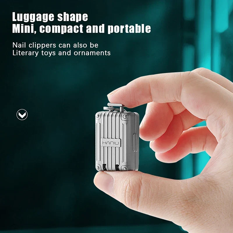 Porte-Clés Coupe-Ongles Original Acier Compact
