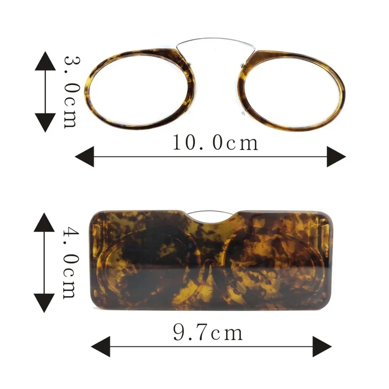Lunettes de Vue SLIM Sans Branches Pince-Nez - Étui OFFERT