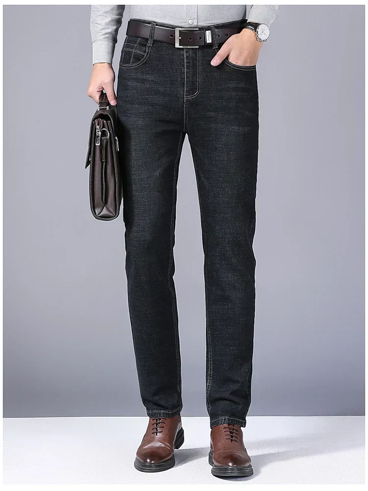 Jean Denim Coupe Droite Extensible - Homme