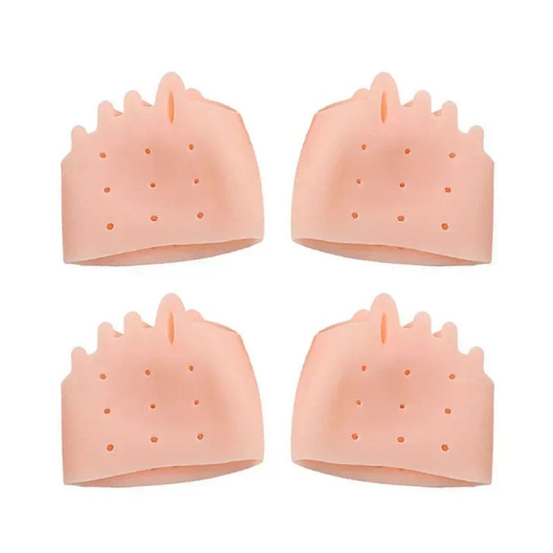 4x Coussinets en Silicone pour l'avant-pied - Alignement des orteils