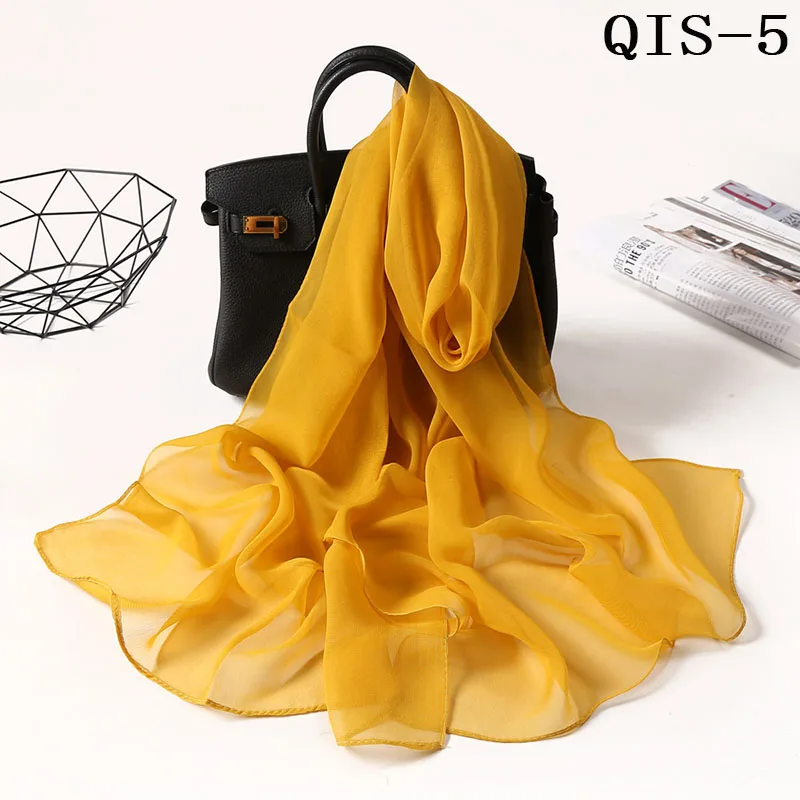 Foulard léger en mousseline de soie - 24 Couleurs
