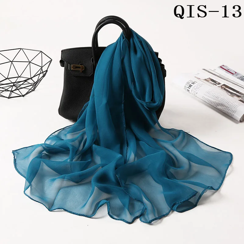 Foulard léger en mousseline de soie - 24 Couleurs