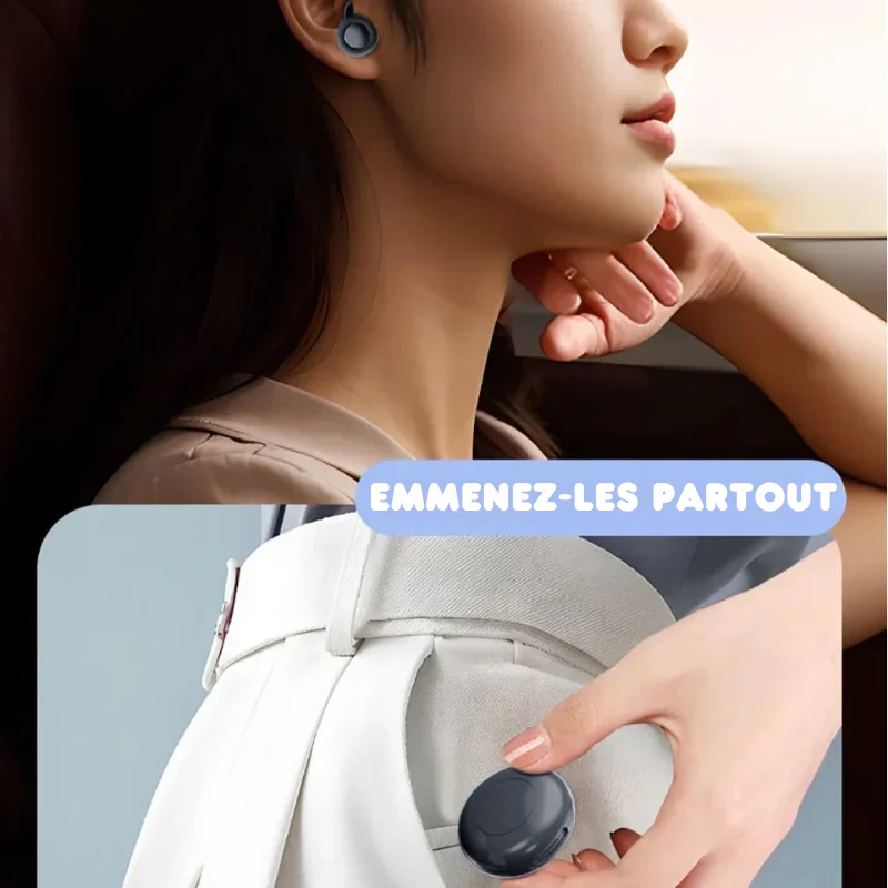 Bouchons d'Oreilles Anti-Bruit Réutilisables - Ronflements & Concentration