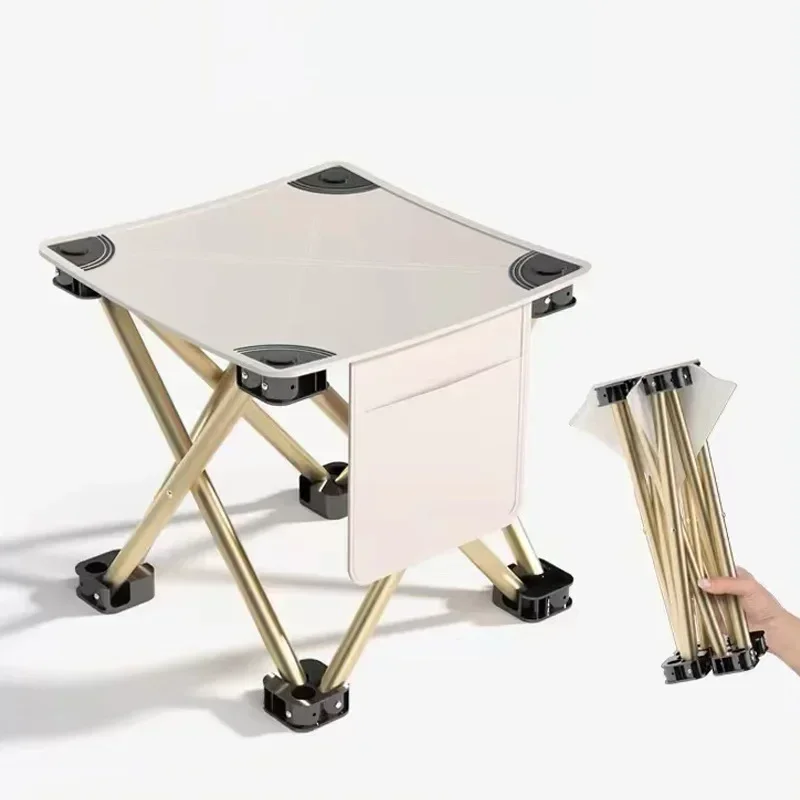 Tabouret Pliant Portable - Poche latérale