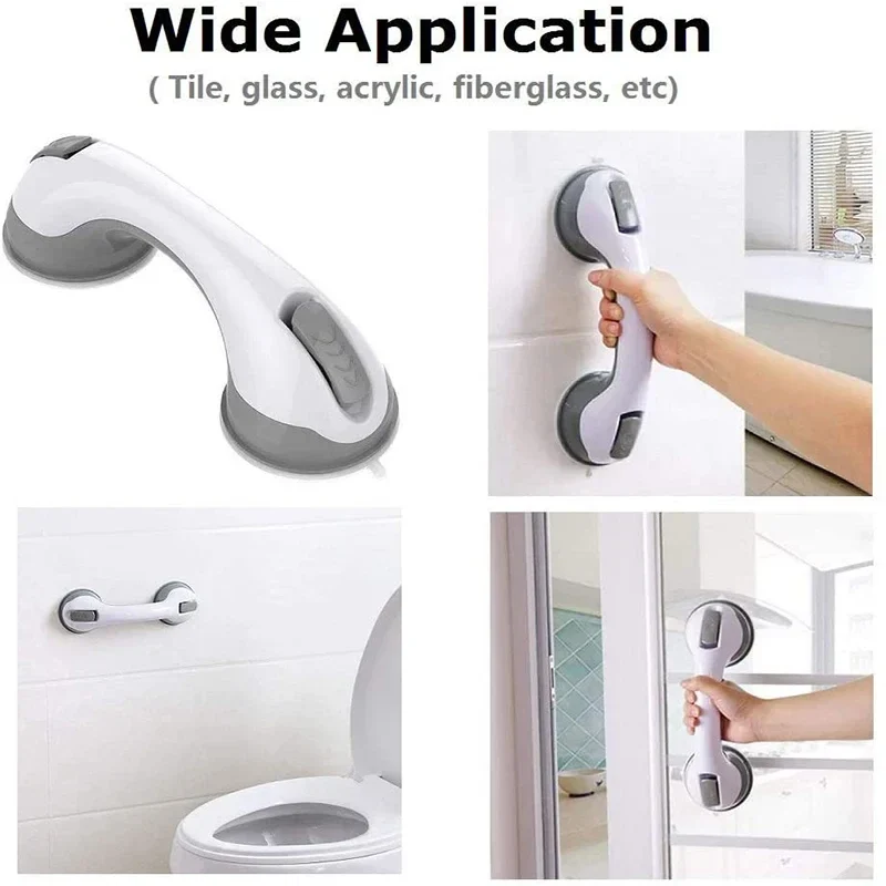 Barre d'appui à ventouse pour salle de bain - Livraison Offerte