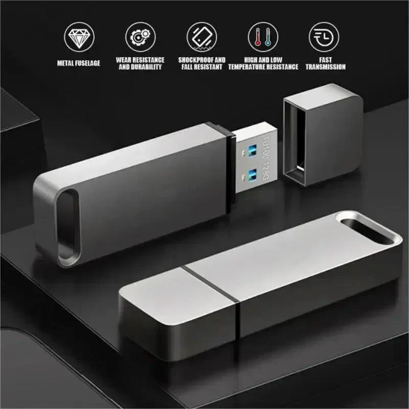 Clé USB 3.0 2 To - Compacte et Pratique + Adaptateur USB-C OFFERT