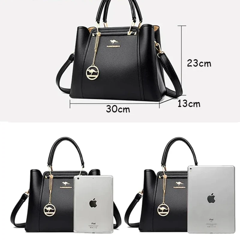 Sac à main PREMIUM en cuir souple pour femmes
