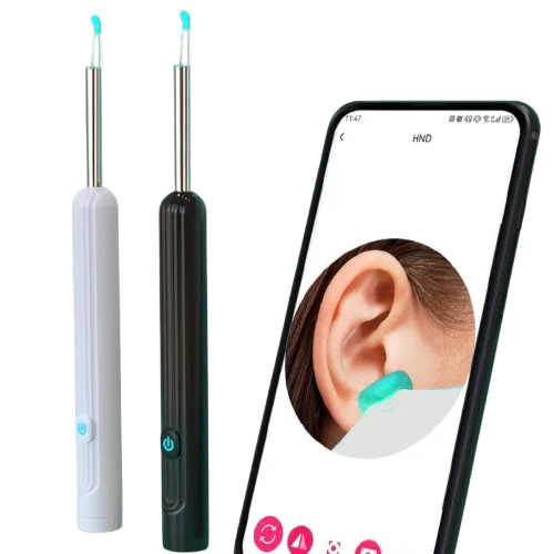 Nettoyeur Auriculaire Connecté – Compatible iOS & Android