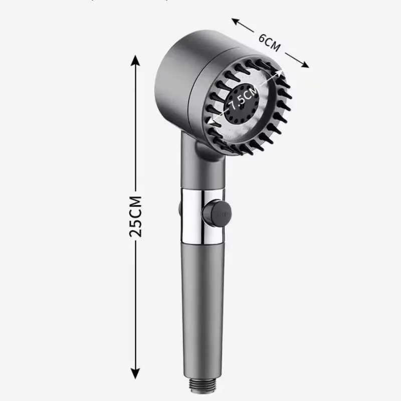 Pommeau de Douche Filtrant 3 Vitesses - Relaxation et Pureté