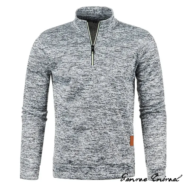 Pull Zippé Col roulé pour Homme