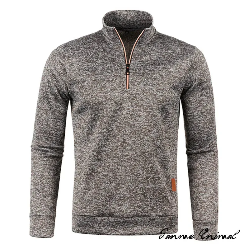 Pull Zippé Col roulé pour Homme