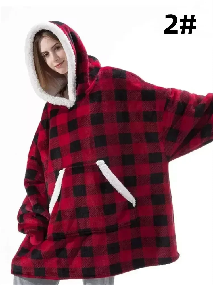 Sweat Plaid à Enfiler
