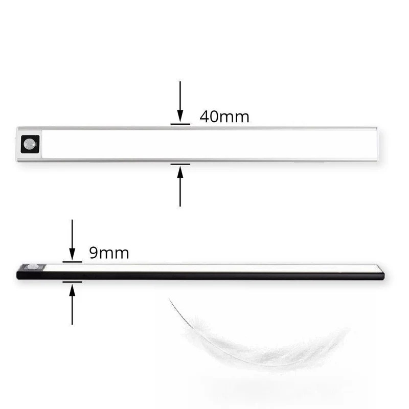 Réglette LED sans-fil avec capteur de mouvement