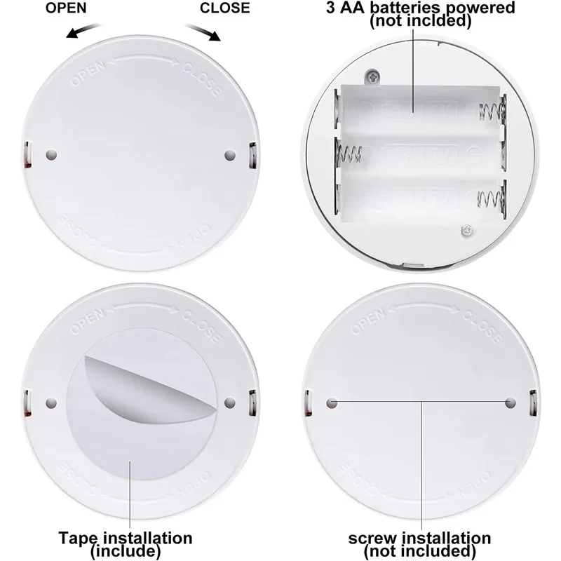 Pack de 2 Projecteurs LED sans-fil avec télécommande