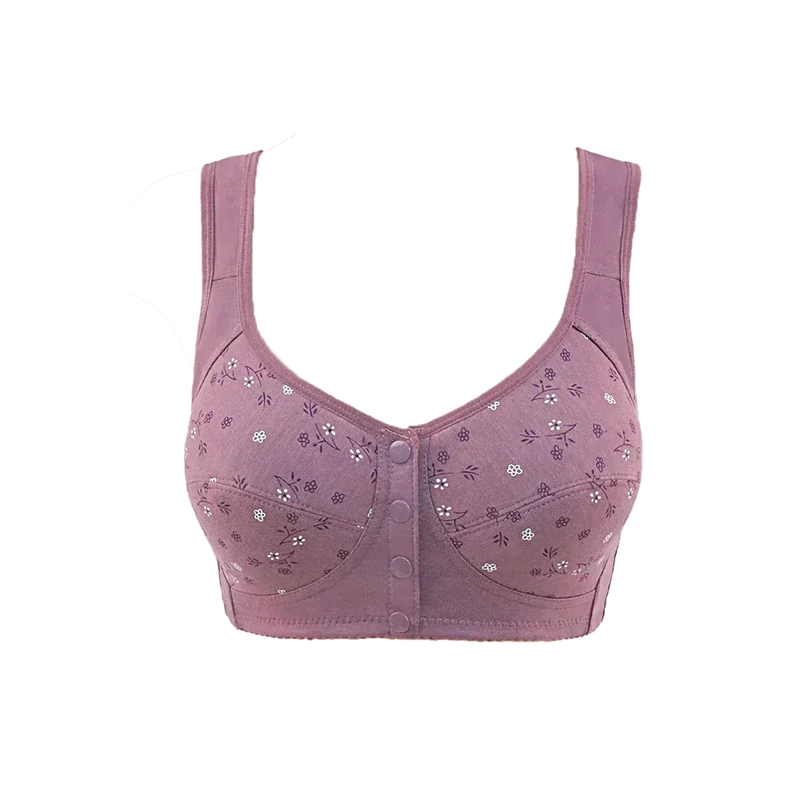 Soutien-gorge 100% coton à imprimé floral