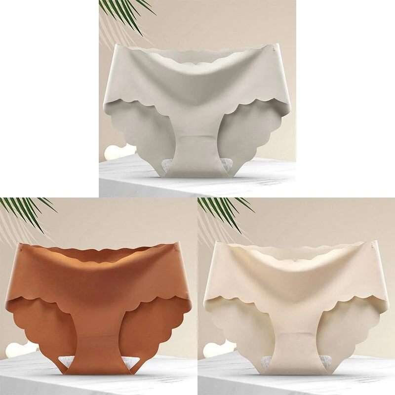 Lot de 3 culottes sans coutures et élastiques