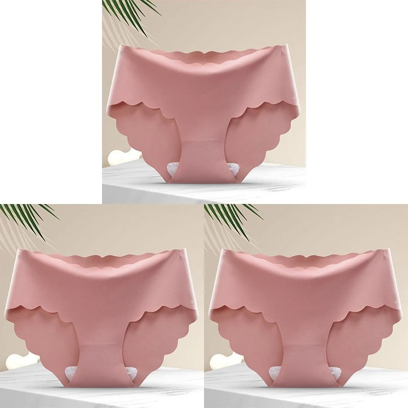 Lot de 3 culottes sans coutures et élastiques
