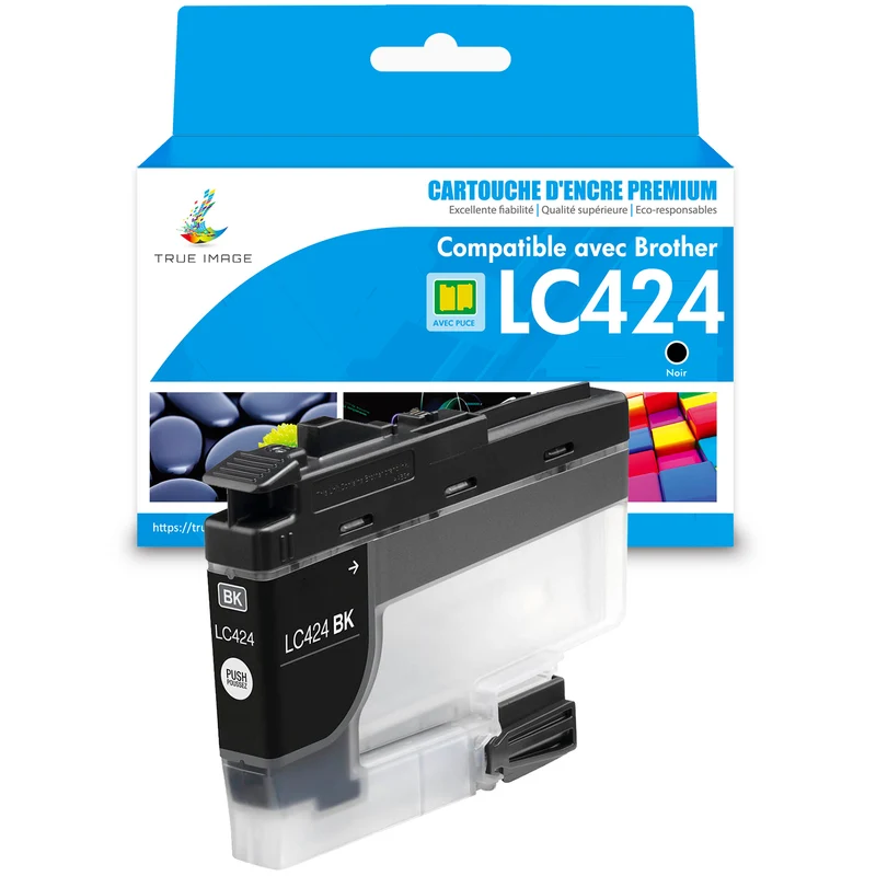 Brother LC424 Noir Cartouche d'encre compatible
