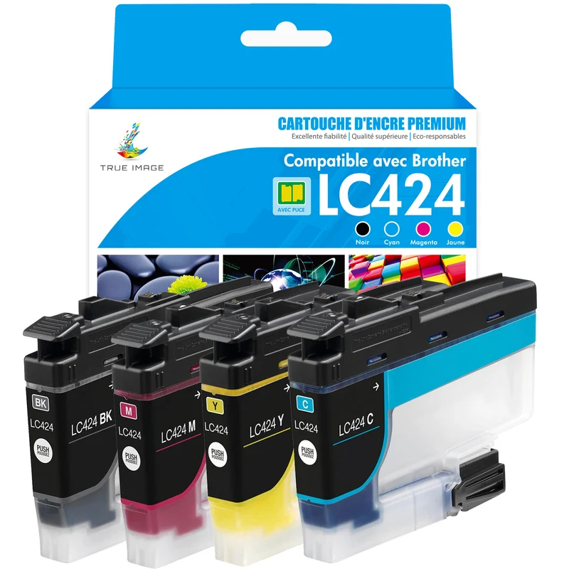 Compatible Brother DCP j1200we Cartouches d'encre - LC424XL Cartouches d'encre