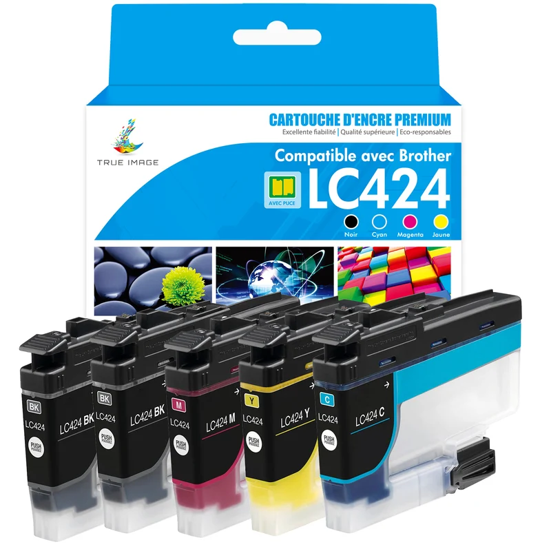 Compatible Brother DCP j1200we Cartouches d'encre - LC424XL Cartouches d'encre