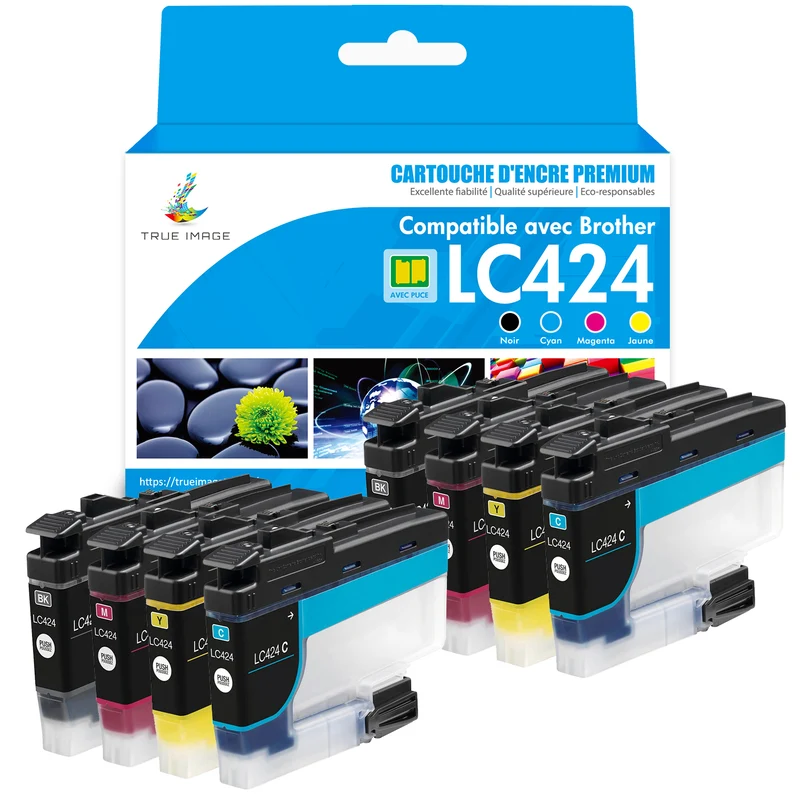 Compatible Brother DCP j1200we Cartouches d'encre - LC424XL Cartouches d'encre