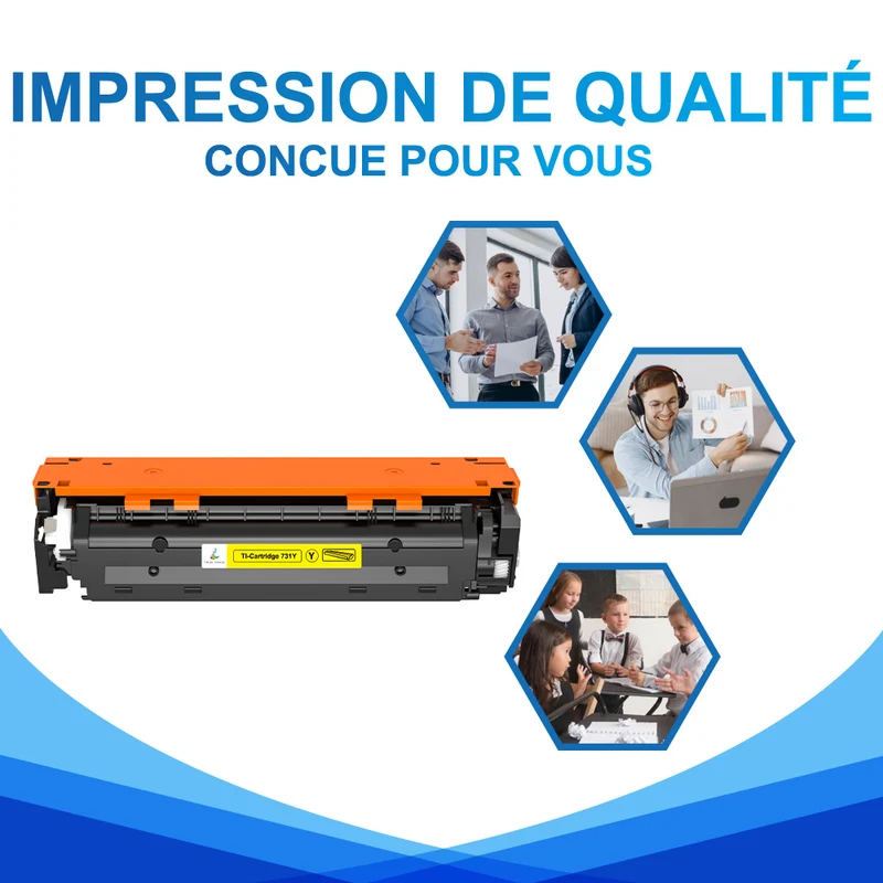 Toner Canon 731Y Jaune compatible| 6269B002