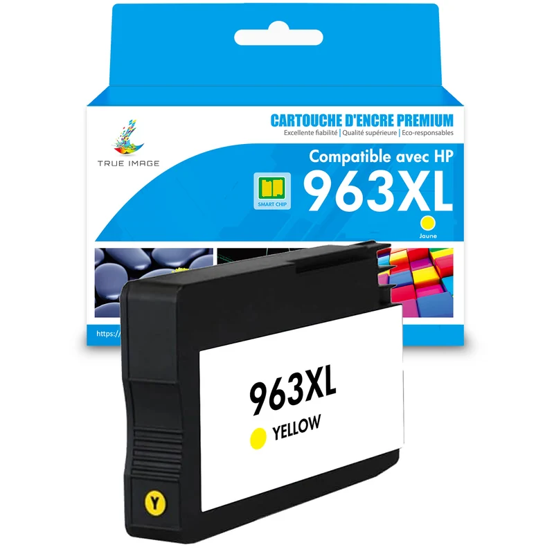 HP 963 XL Jaune Cartouche d'encre Compatible | 3JA29AE
