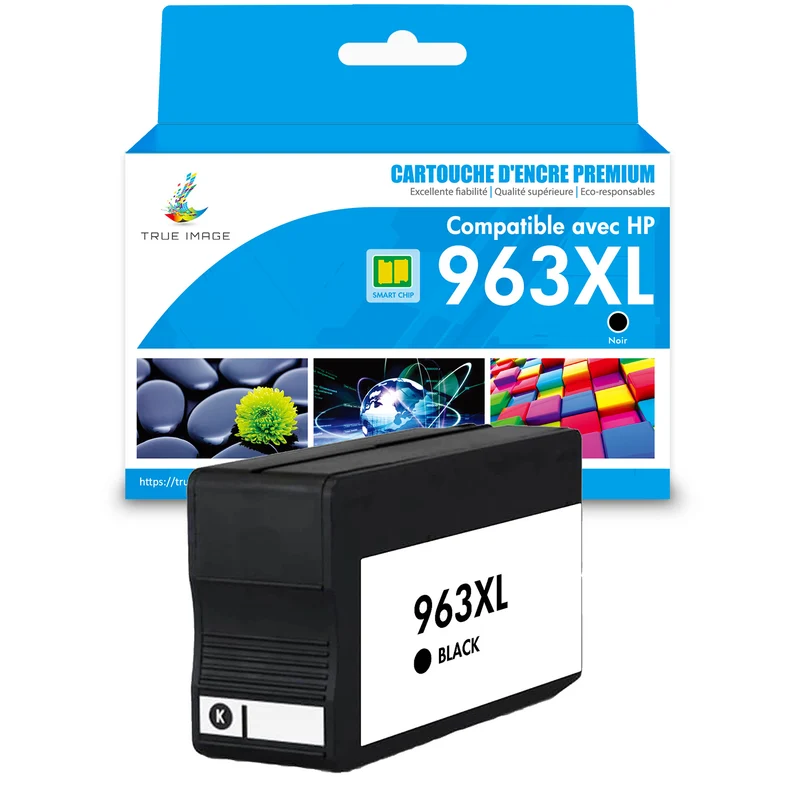HP 963 XL Noir Cartouche d'encre Compatible | 3JA30AE