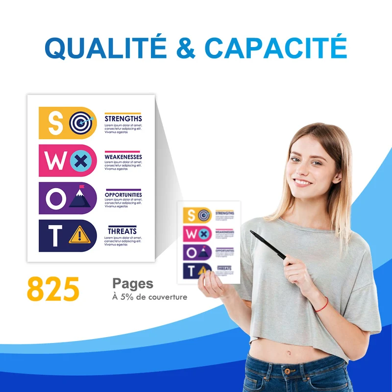 HP 912 XL Cartouche d'encre Magenta Compatible | 3YL82AE
