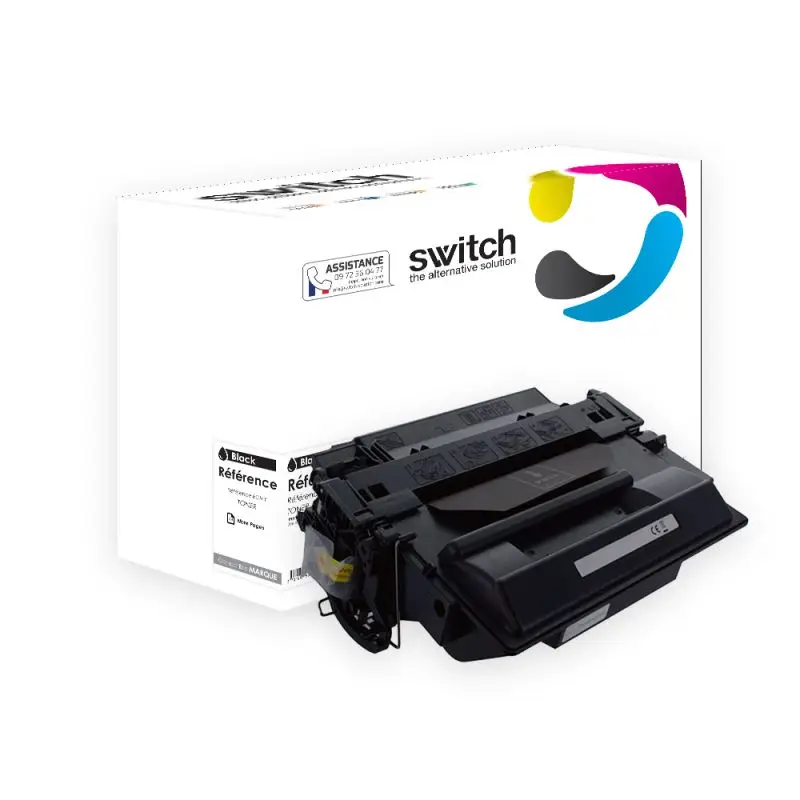 HP 55A Toner Noir compatible équivalent à CE255A, 724 · Switch
