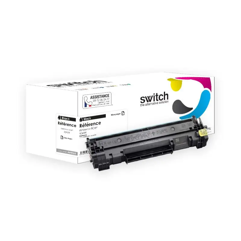 HP 44A Toner Noir compatible équivalent à CF244A · Switch