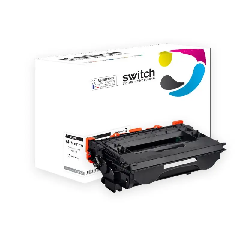 HP 37X Toner Noir compatible équivalent à CF237X · Switch
