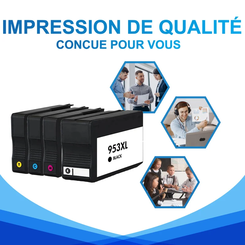 HP OfficeJet pro 7730 cartouche d'encre | Pack HP 953 953XL pas cher