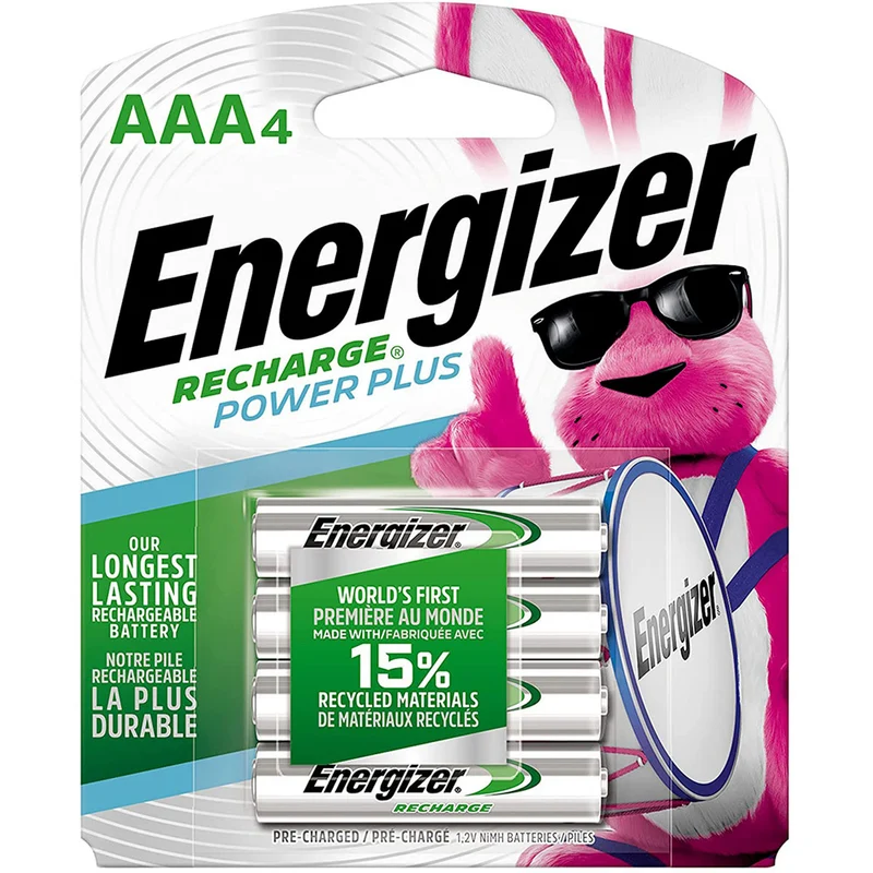 Pile RECHARGE AAA (Paquet de 4)