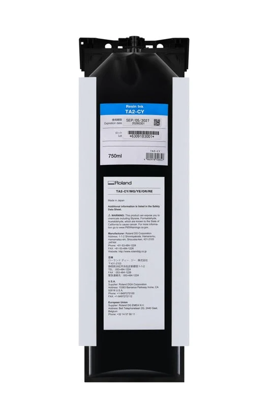 Roland TA2 Latex Ink — 750 ml Pouches