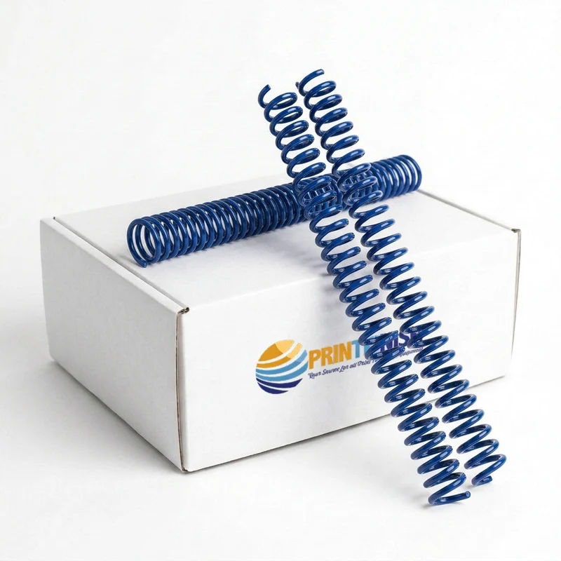 Plastic Coils 4:1 Pitch 12" (Royal Blue)