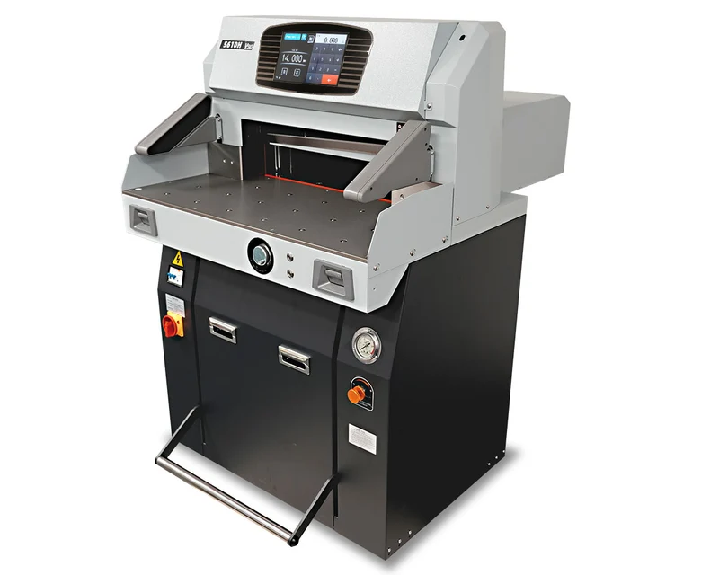 Boway 5610H Programmable Hydraulic Paper Cutter, 22"