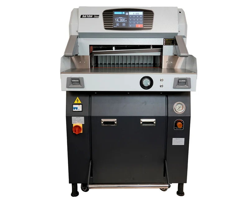 Boway 5610H Programmable Hydraulic Paper Cutter, 22"