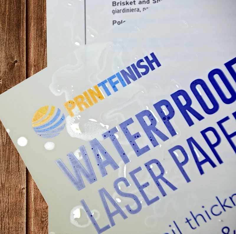 Synthetic Weatherproof Laser Printer Paper (Synthetic Laser Matte Opaque)