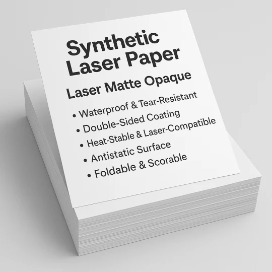 Synthetic Weatherproof Laser Printer Paper (Synthetic Laser Matte Opaque)