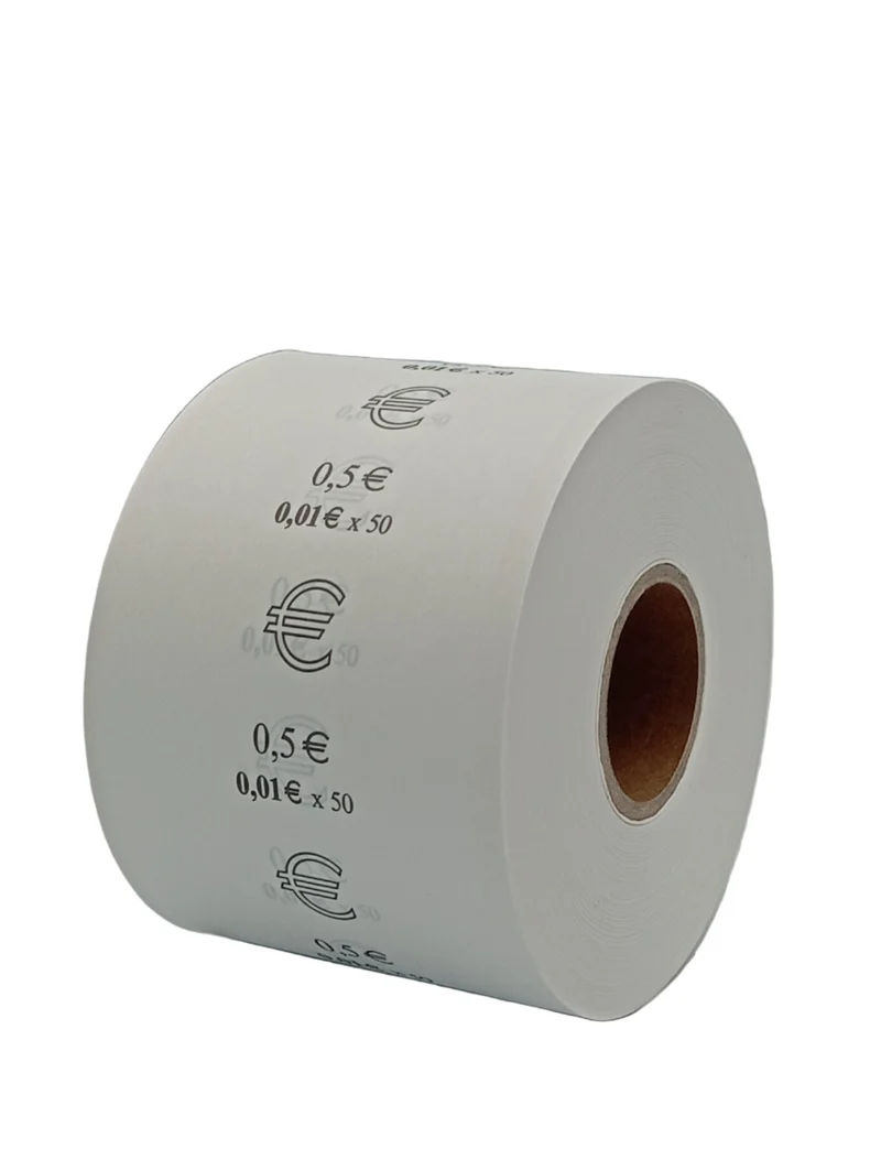 Bobine à encartoucher pour pièces de monnaie