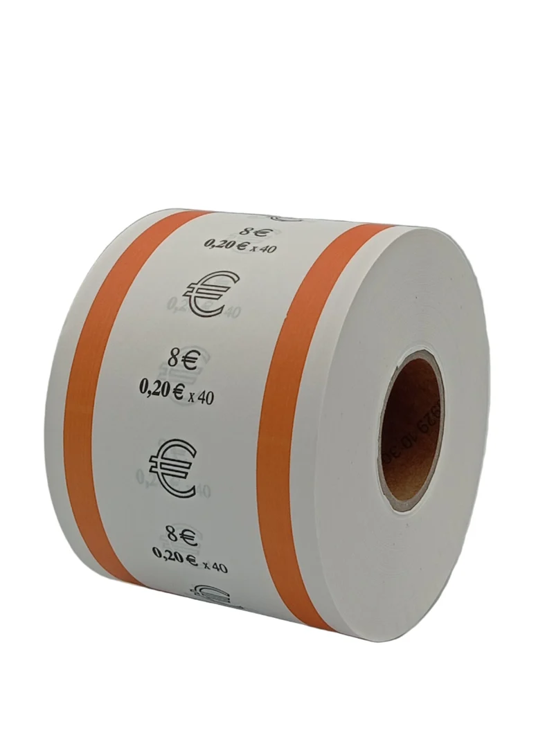 Bobine à encartoucher pour pièces de monnaie