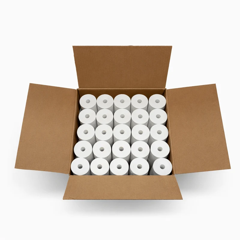 Rouleaux thermiques 3 1/8 po × 225 pi sans phénol sans mandrin — 50 rouleaux