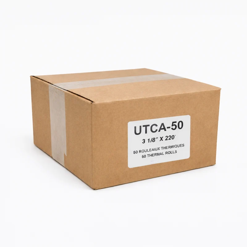 UTCA-50 (Epson Bullough) (Caisse enregistreuse) - 3 1/8" x 225' (50 rouleaux)