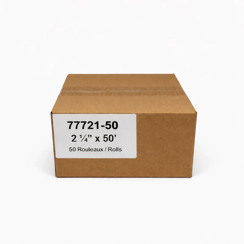Rouleaux thermiques 2 1/4 po × 50 pi sans BPA — 50 ou 100 rouleaux