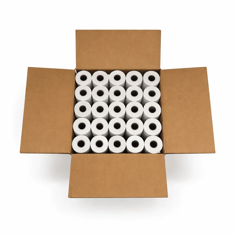 Rouleaux thermiques 2 1/4 po × 60 pi sans BPA — 50 ou 100 rouleaux