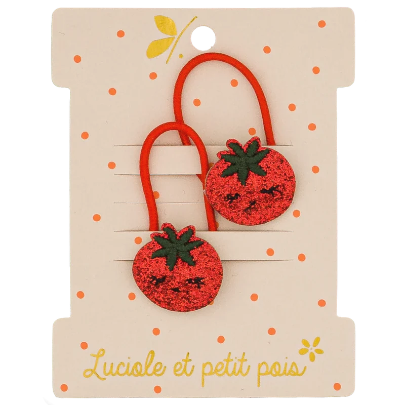 Élastiques - Tomi la tomate (paire) | Luciole et Petit Pois