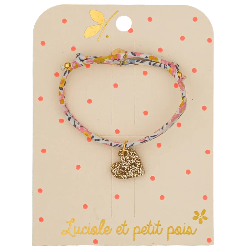 Bracelet Liberty - Wiltshire Bud (coeur) | Luciole et Petit Pois