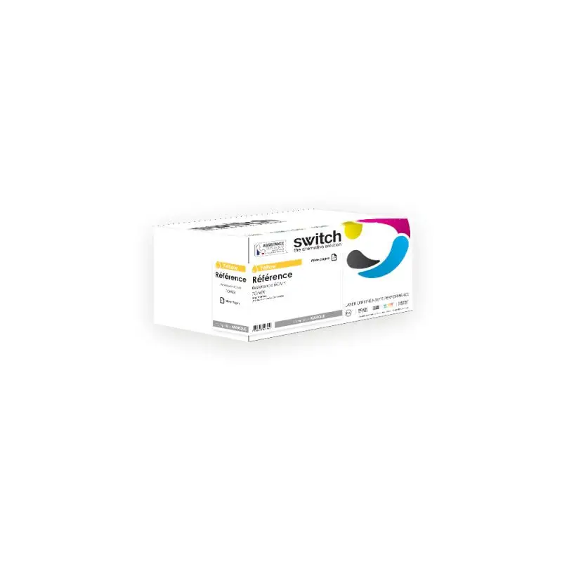Xerox 6500 Toner Jaune compatible équivalent à 106R01596 · Switch